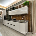 high gloss lacquer small modular kitchen designs